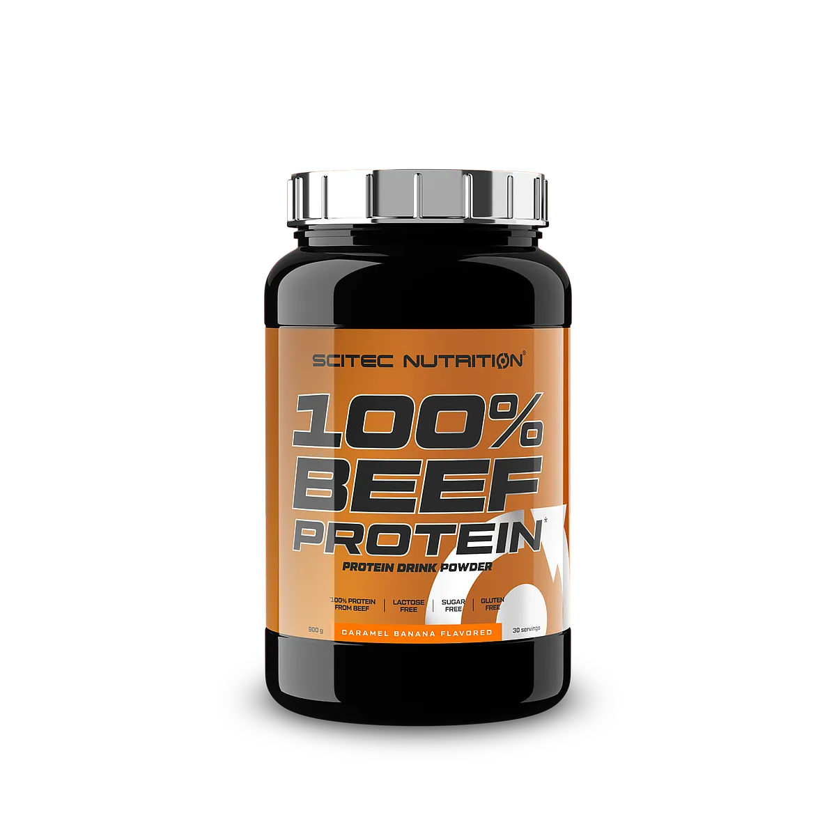 Scitec Nutrition 100% Beef Protein 900g Karamel-Banaan