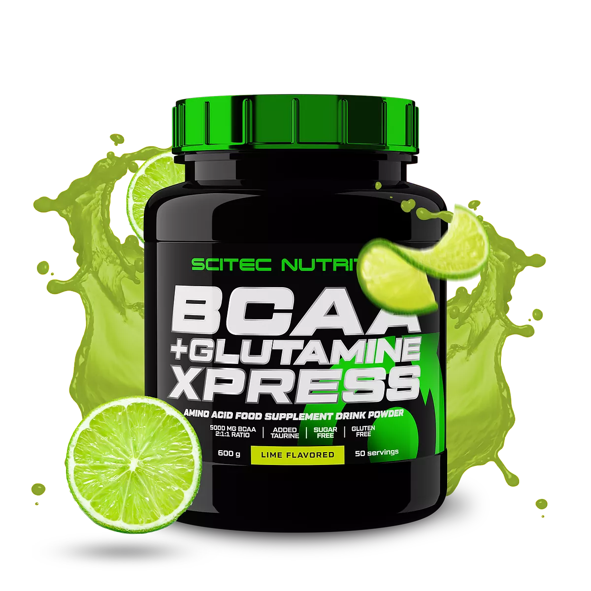 Scitec Nutrition BCAA + Glutamine Xpress 600g Limoen