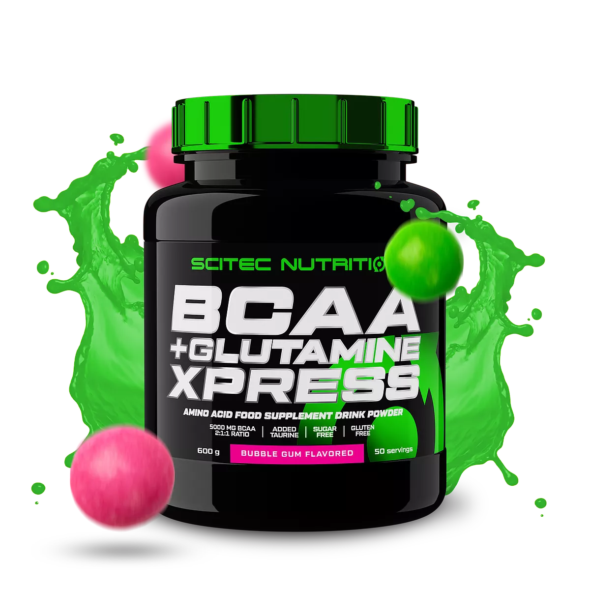 Scitec Nutrition BCAA + Glutamine Xpress 600g Bubblegum