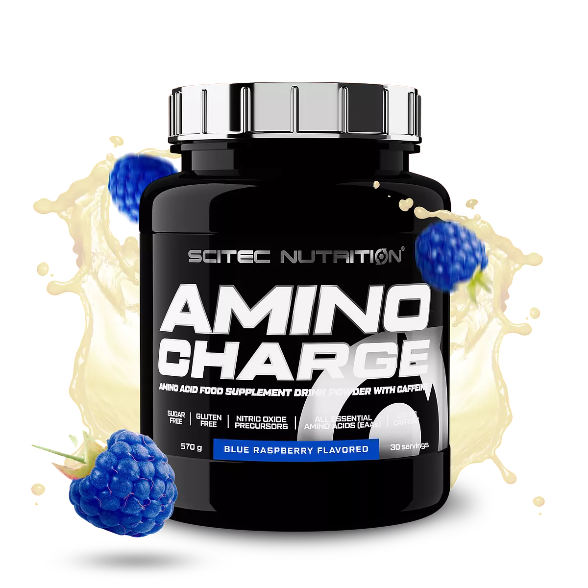 Scitec Nutrition Amino Charge 570g Blauwe Framboos