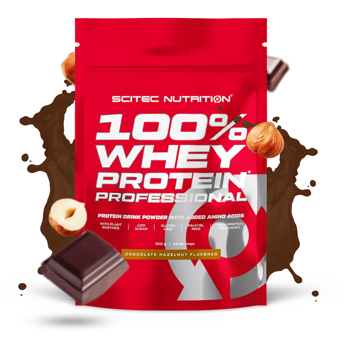 Scitec Nutrition 100% Whey Protein Professional 500g Chocolade-Hazelnoot