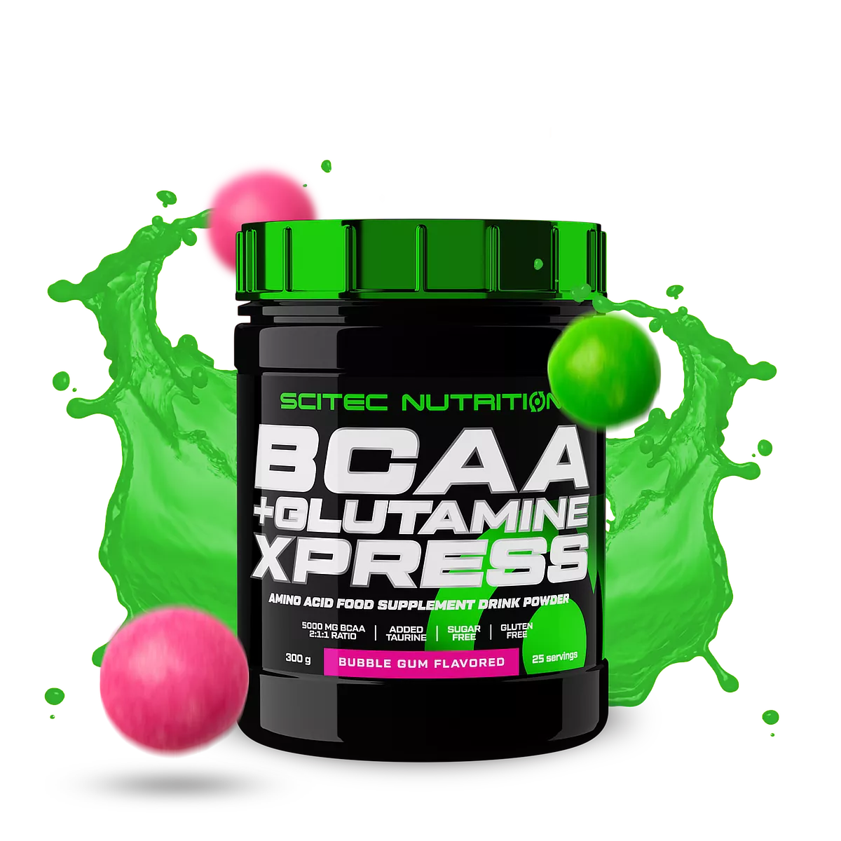 Scitec Nutrition BCAA + Glutamine Xpress 300g Bubblegum