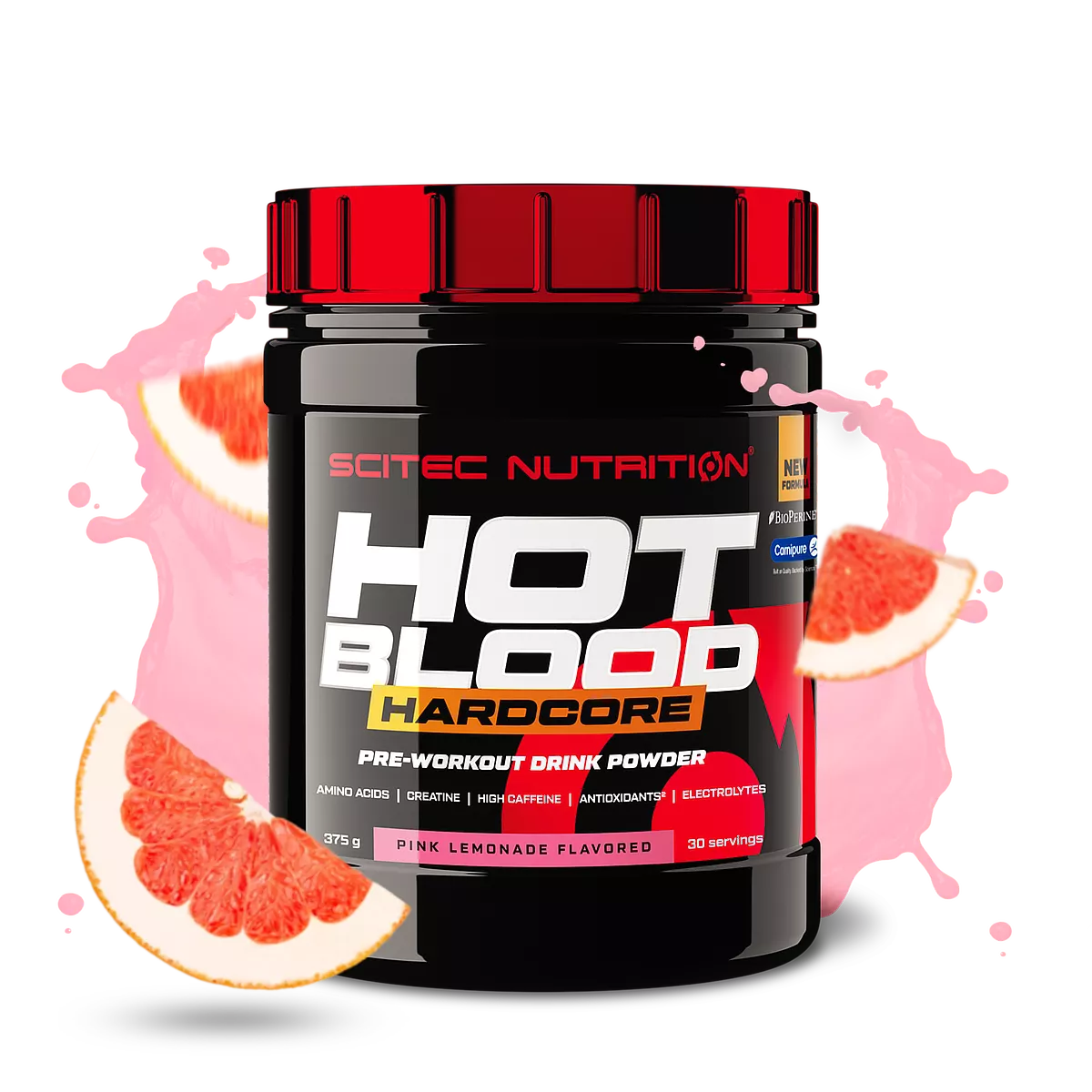 Scitec Nutrition Hot Blood Hardcore 375g Roze Limonade