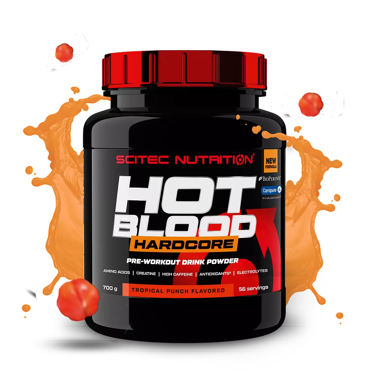 Scitec Nutrition Hot Blood Hardcore 700g Guarana
