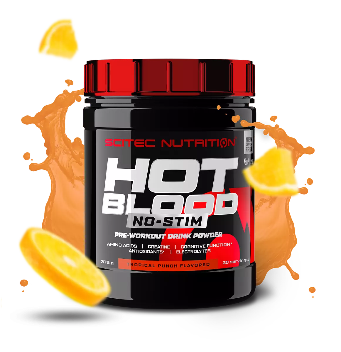 Scitec Nutrition Hot Blood No-Stim 375g Sinaasappelsap