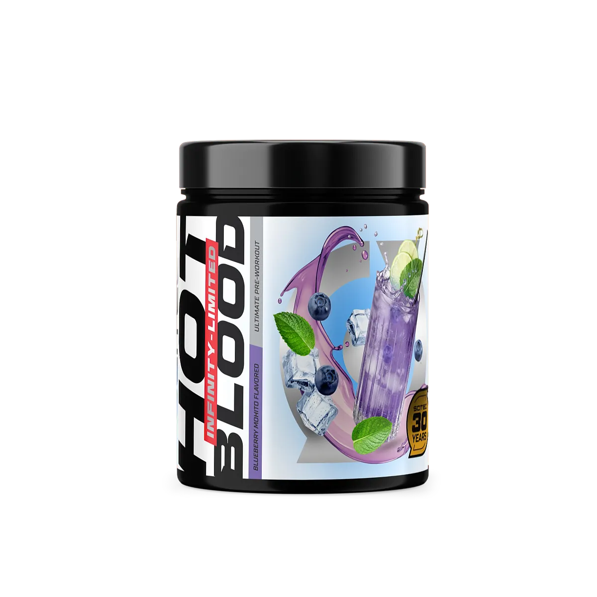 Scitec Nutrition Hot Blood Infinity 350g Blauwe Bes-Mojito