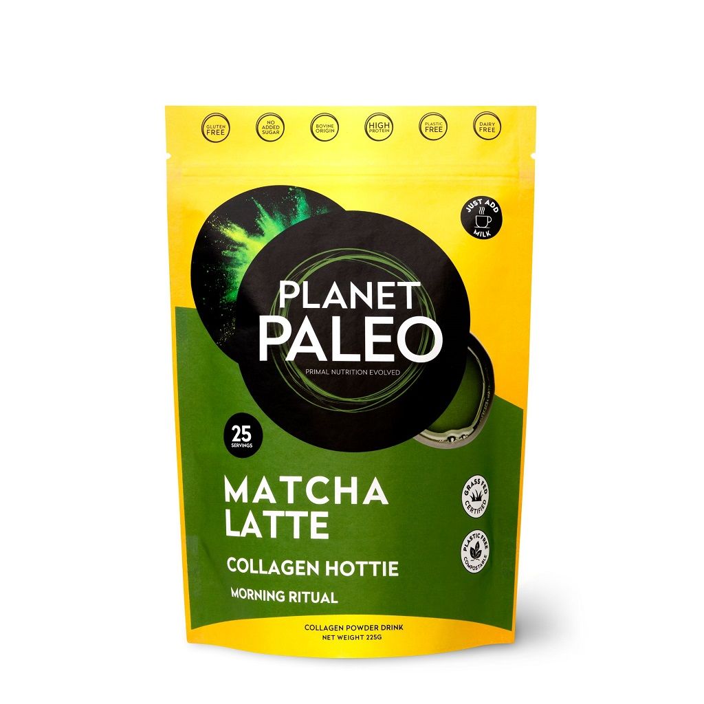 Pure Collageen Matcha Latte | 225 gram | Planet Paleo