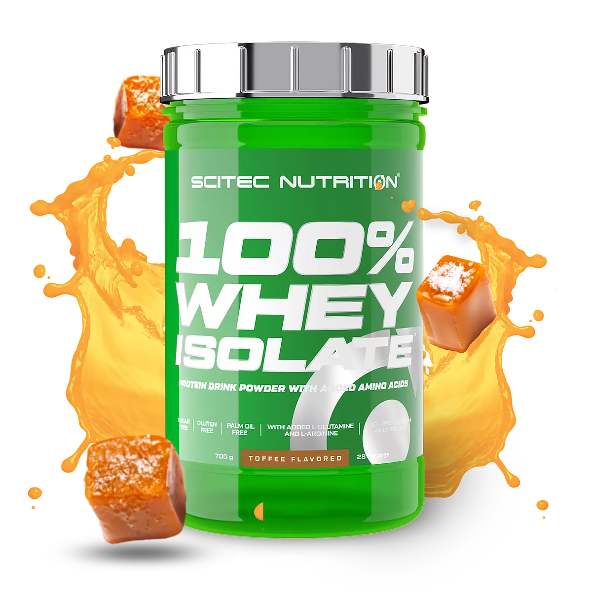Scitec Nutrition 100% Whey Isolate 700g Zoute Karamel