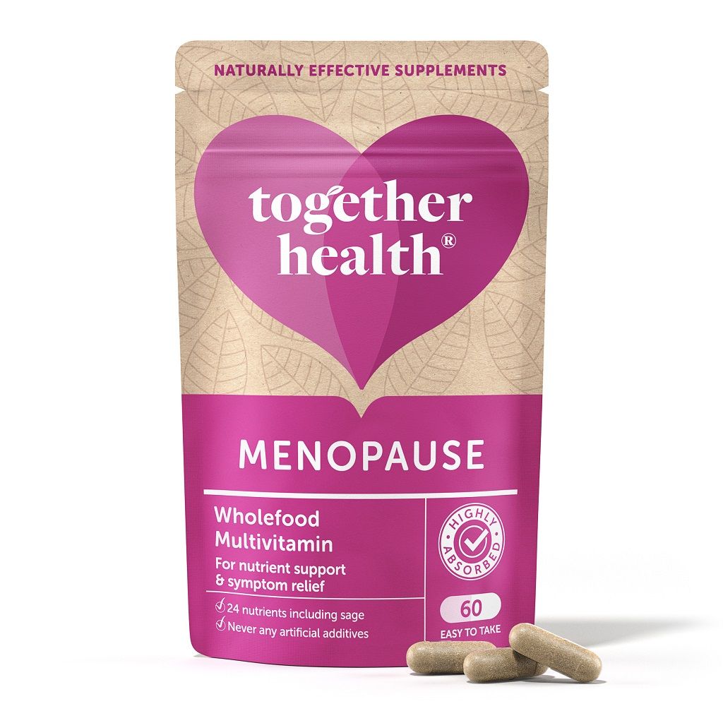 Menopause Multi Vit – 22 vitaminen & mineralen + KSM‑66® (60 vegan capsules) | Together Health