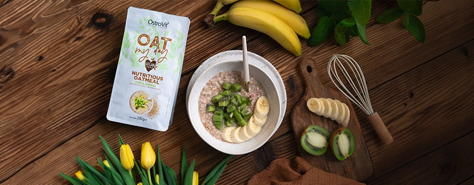 Oat My Day – 200 g - Kiwi & banaan, Rijk aan vezels | OstroVit
