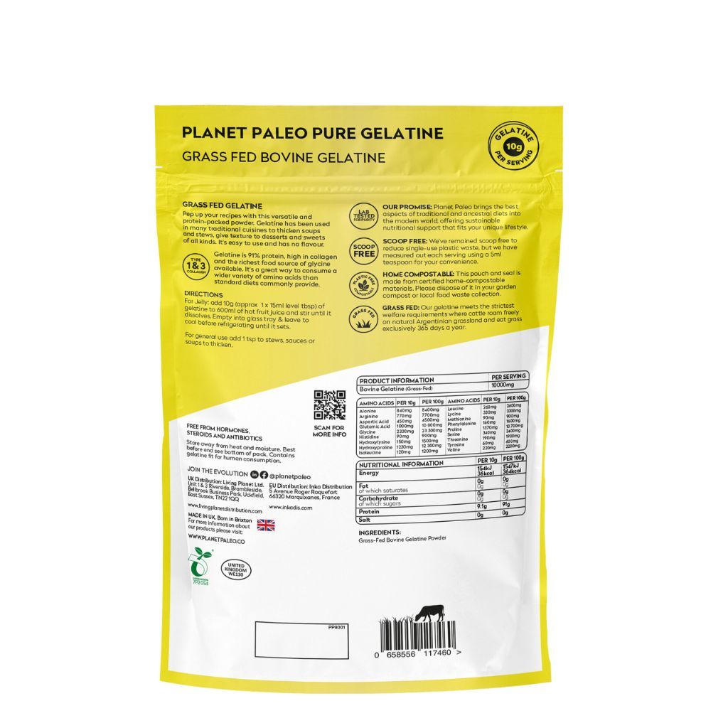 Pure Gelatine | 300 gram | Planet Paleo