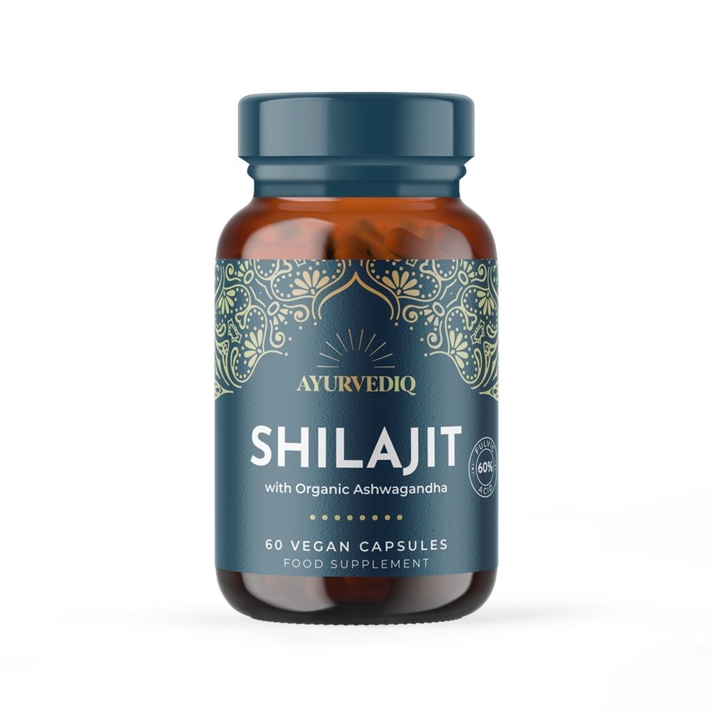 Shilajit Extract & Ashwagandha | 60 Capsules | Ayurvediq