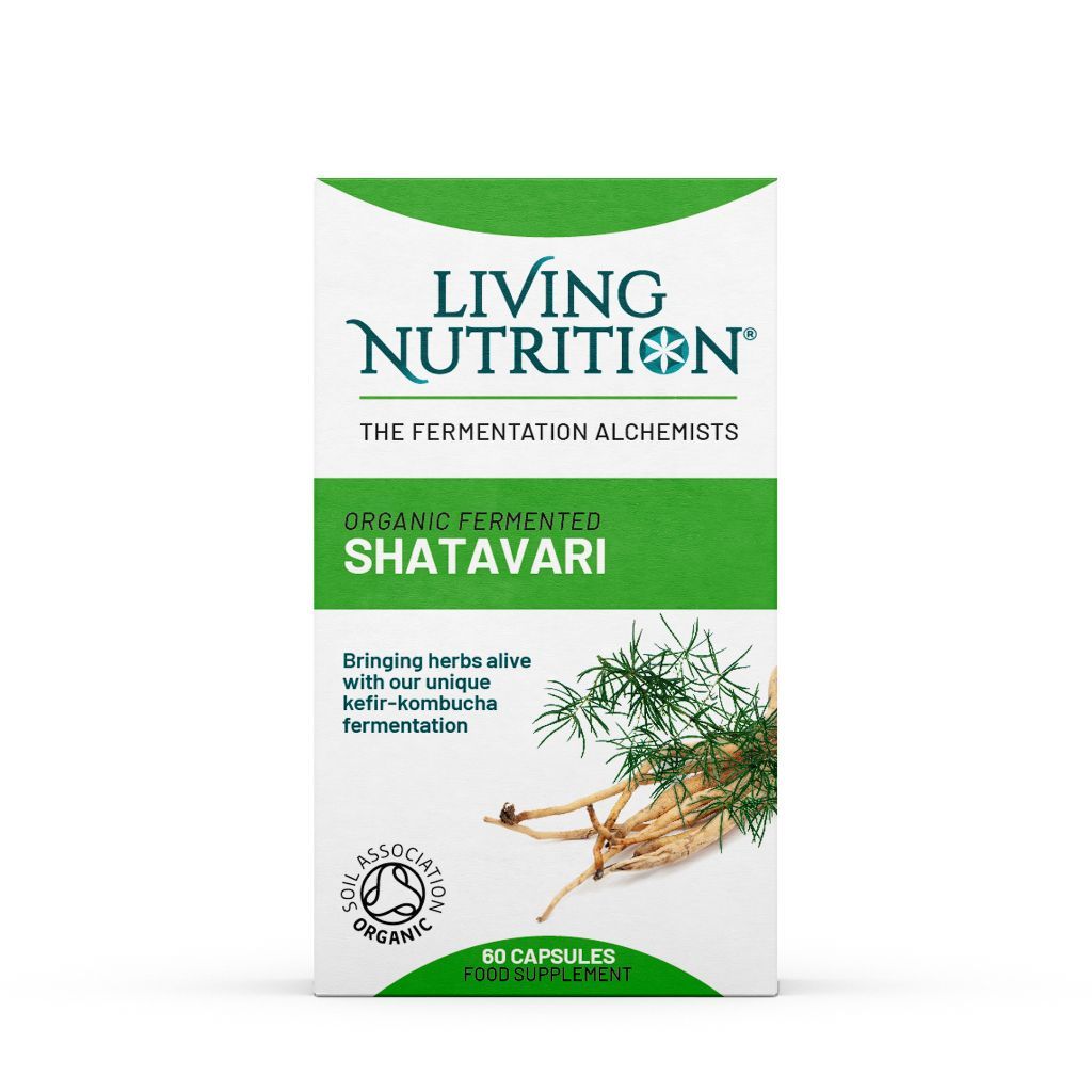 Biologisch Gefermenteerde Shatavari | 60 Capsules | Living Nutrition