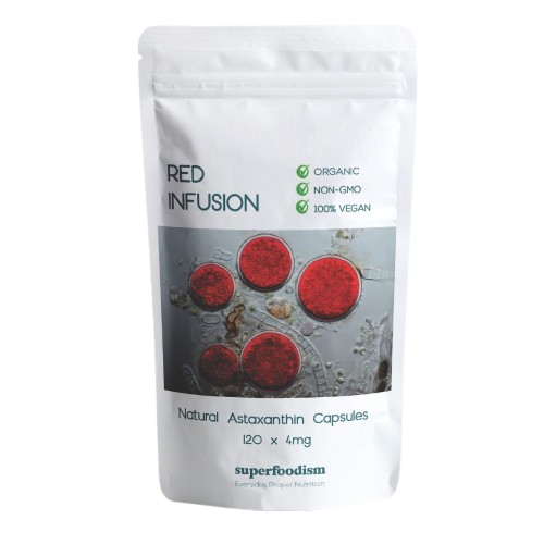 Astaxanthine | 120 capsules | 4 mg | Superfoodism