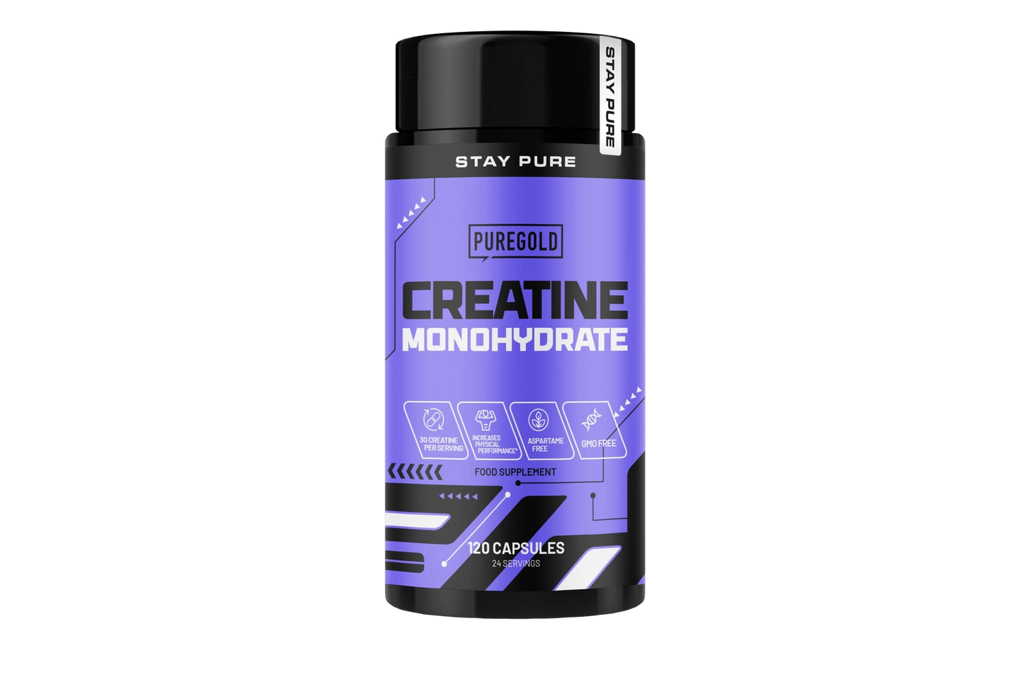 Creatine Monohydrate 120 capsules