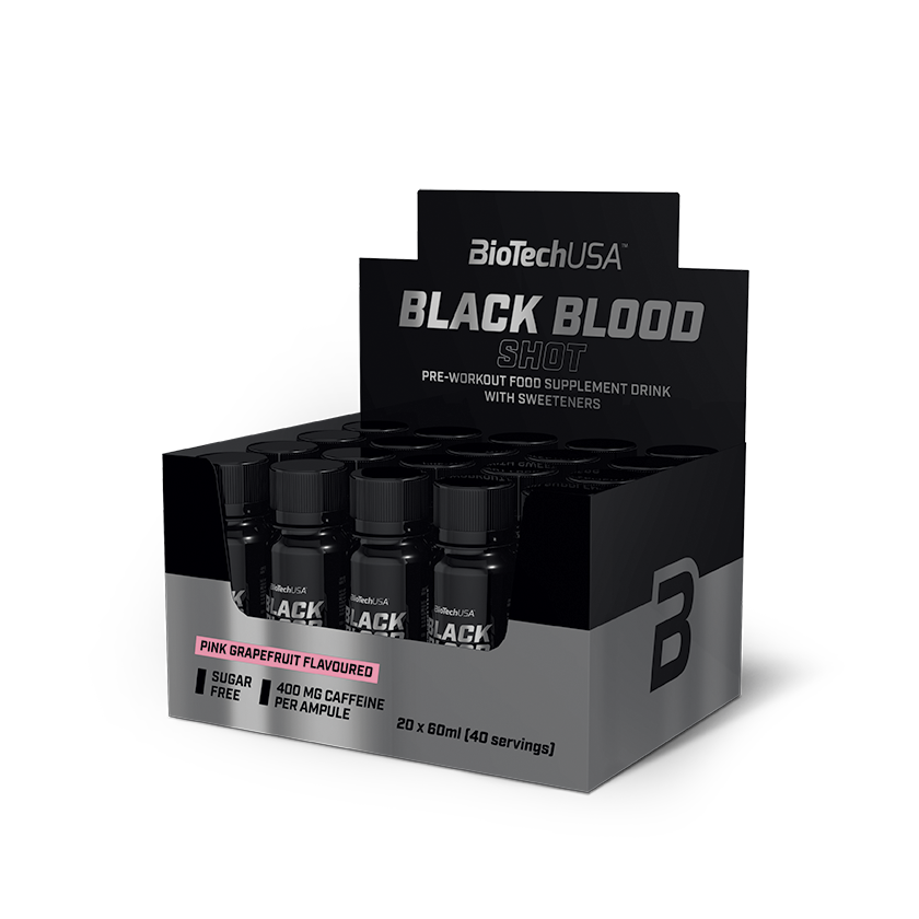 Black Blood Shot 60ml Roze Grapefruit