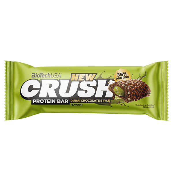 Crush Protein Bar 45g Dubai Chocolate Style