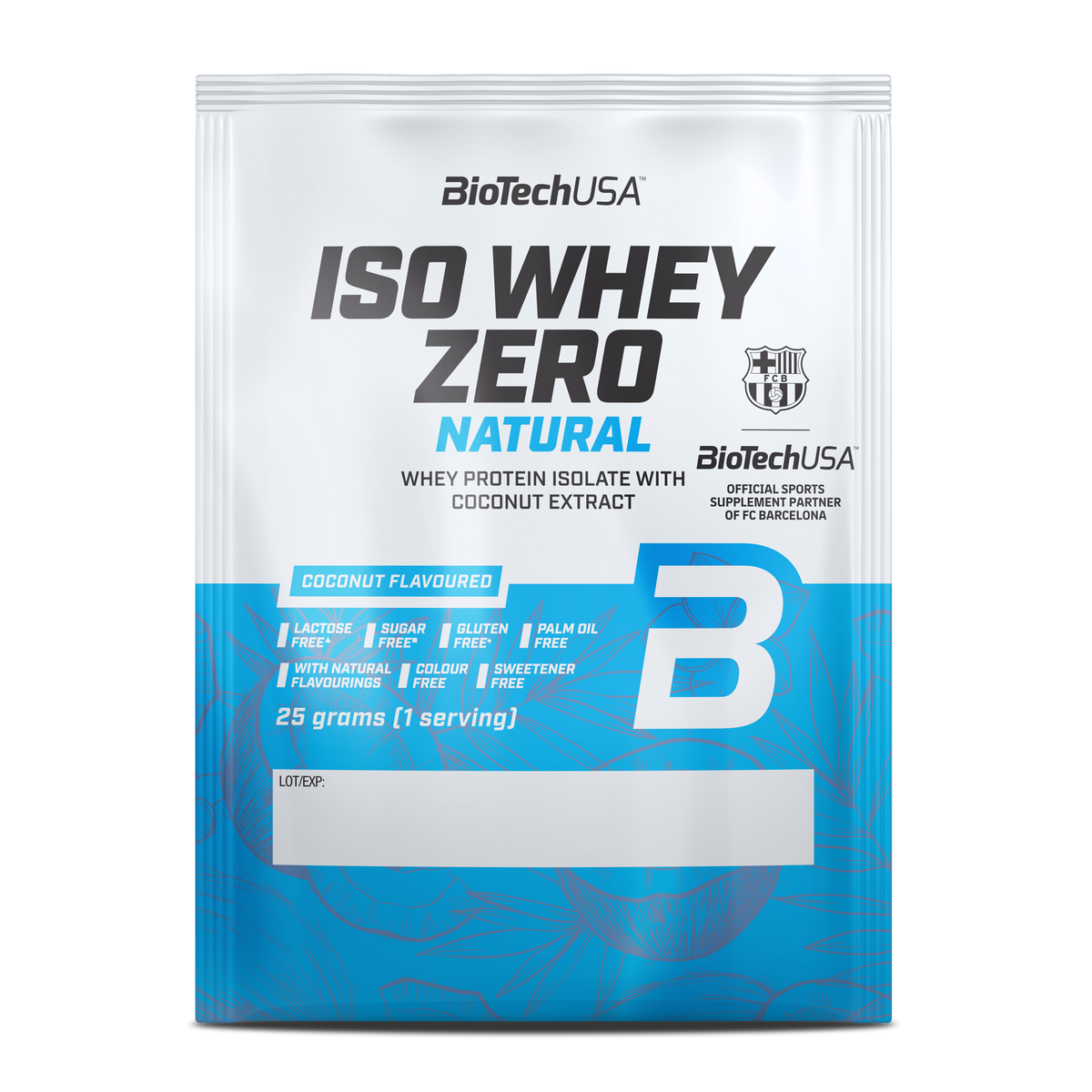 Iso Whey Zero Lactose Free Natural 25g Kokos