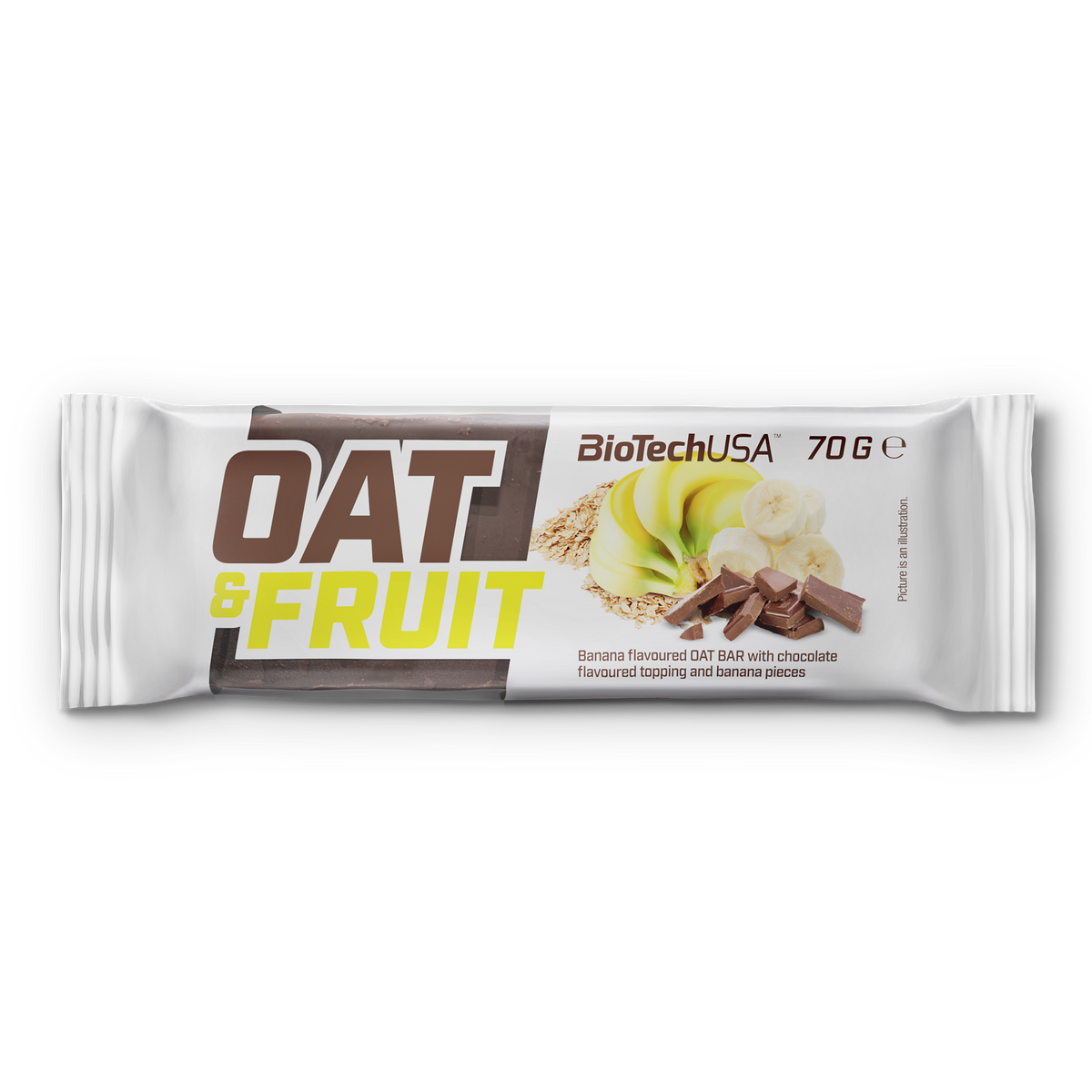 Oat and Fruits Chocolade-Banaan Bar 70g