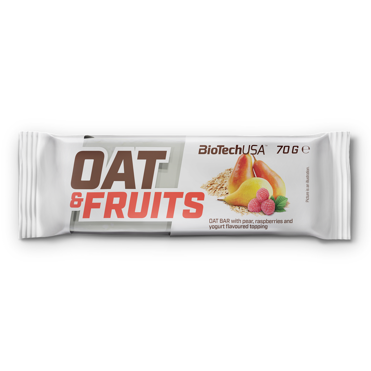 Oat and Fruits Yoghurt Peer-Framboos Bar 70g