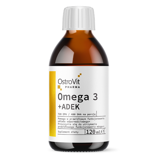 Omega 3 + ADEK | 120 ml | OstroVit Pharma
