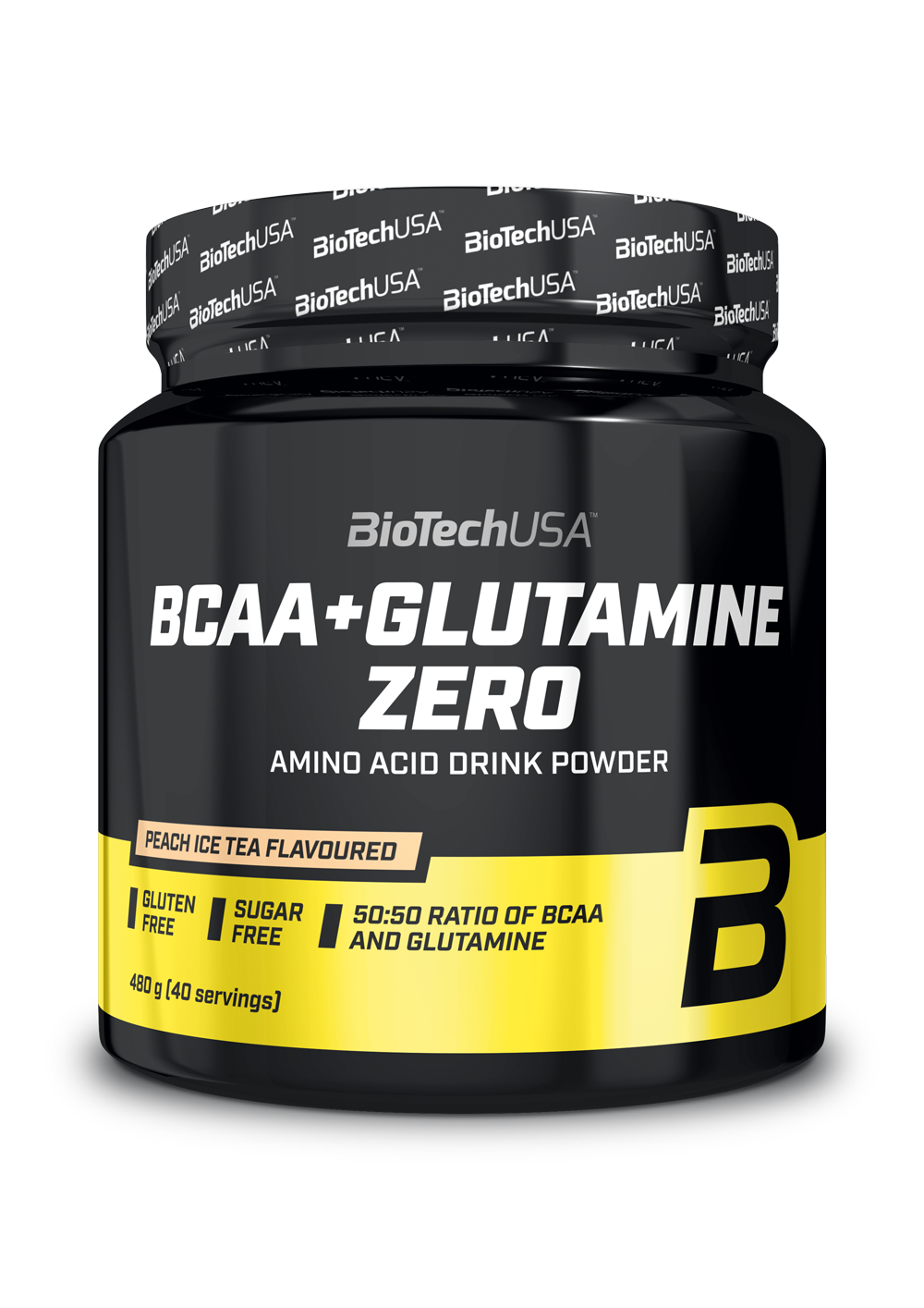 BCAA+Glutamine Zero 480g Perzik IJsthee