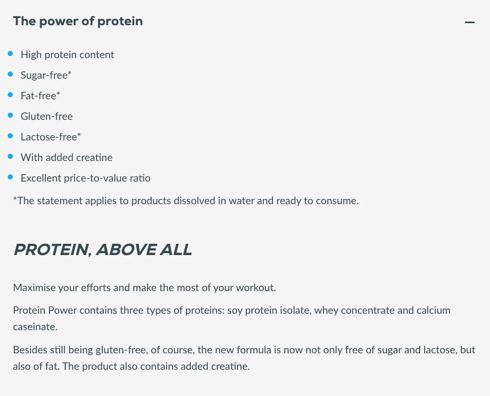Protein Power 1000g Vanille