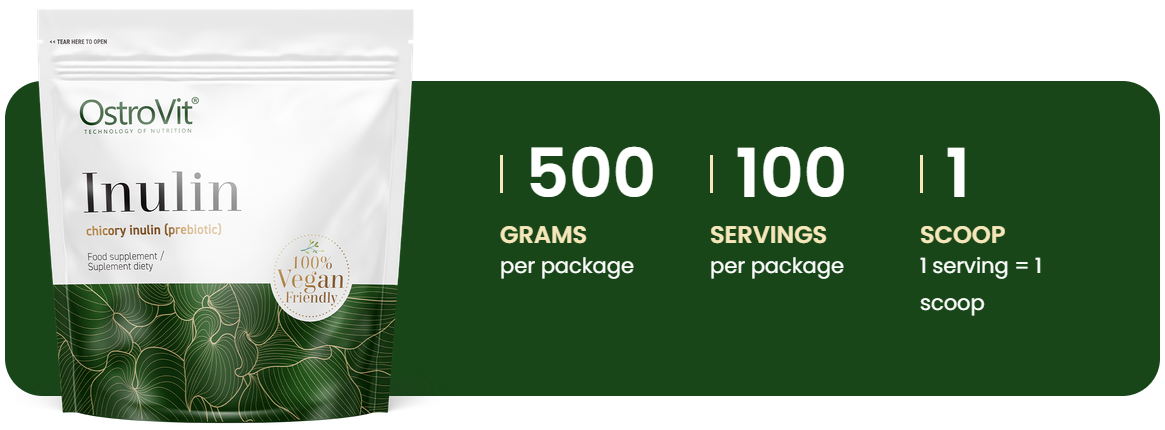 Inuline | 500 g | Vegan | Supreme Pure Natural | OstroVit