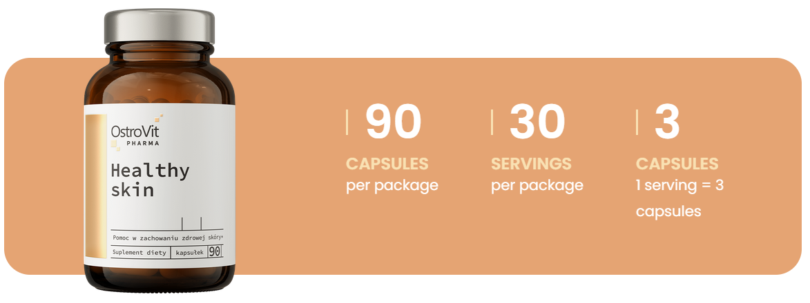 Healthy Skin | Complex | 90 capsules | OstroVit Pharma