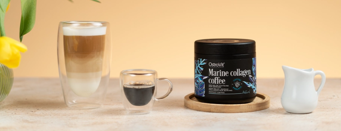 Coffee with Marine Collagen – 150 g, Naturel | OstroVit