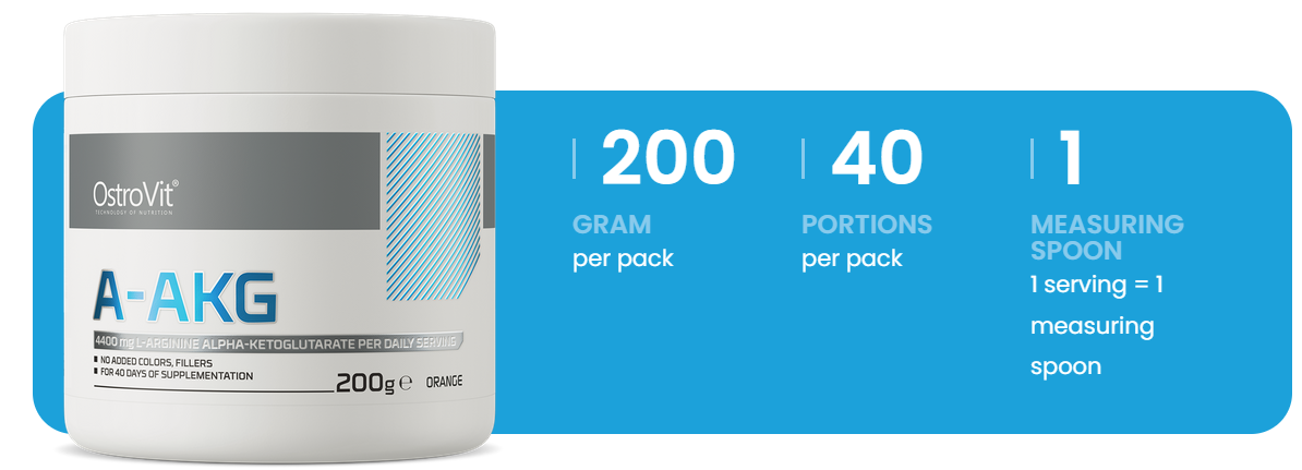 A-AKG | Poeder | 200 g | Sinaasappel 🍊 | OstroVit