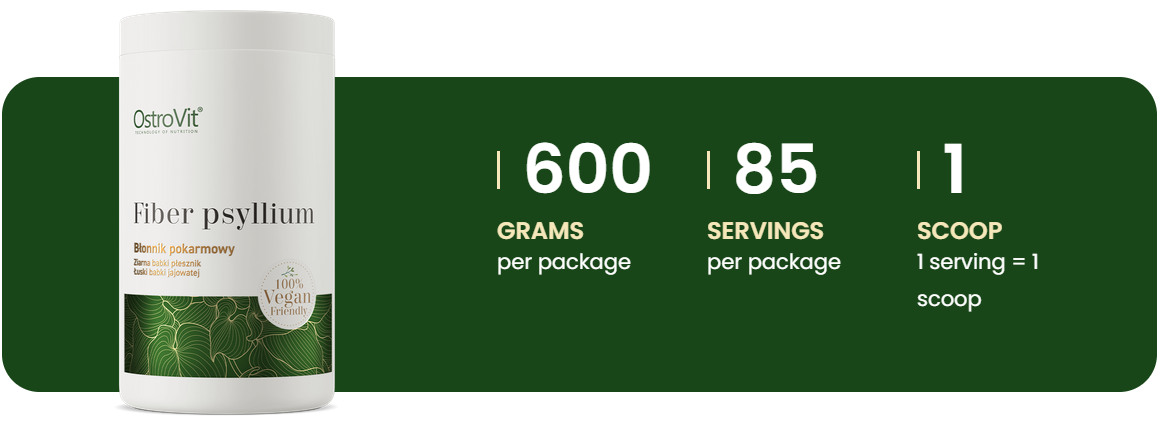 Vezel Psyllium | VEGE | 600 g | OstroVit