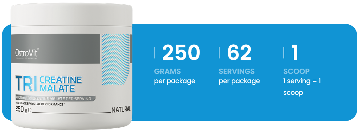 Creatine Malaat | 250 g | Supreme Pure Natural | OstroVit