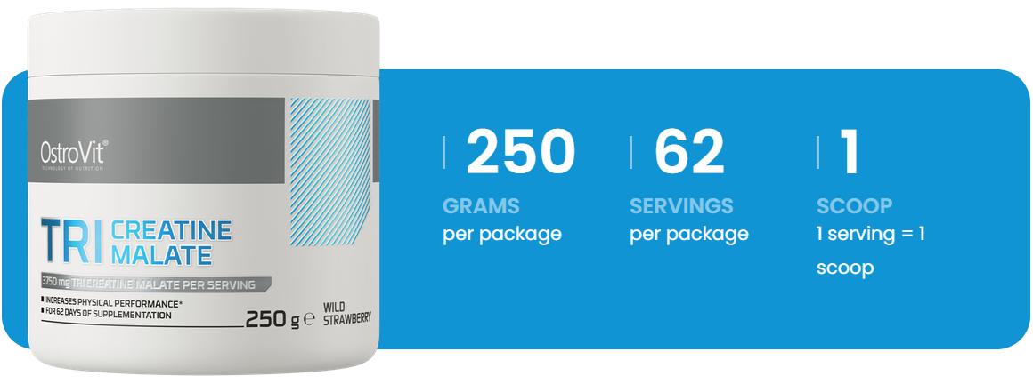 Creatine Malaat | 250 g | Wilde Aardbei 🍓 | OstroVit