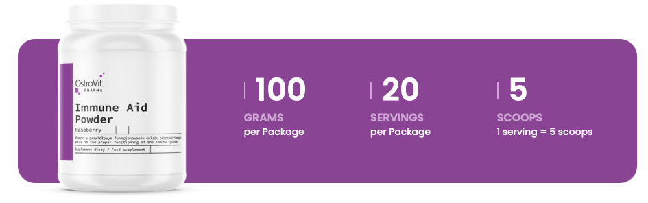 Immune Aid | 100g | Poeder | OstroVit Pharma