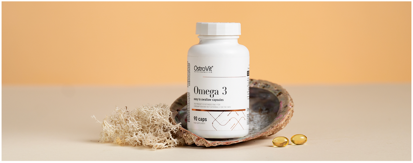 Omega 3 Easy to Swallow – 90 softgels, Kleine capsules | OstroVit