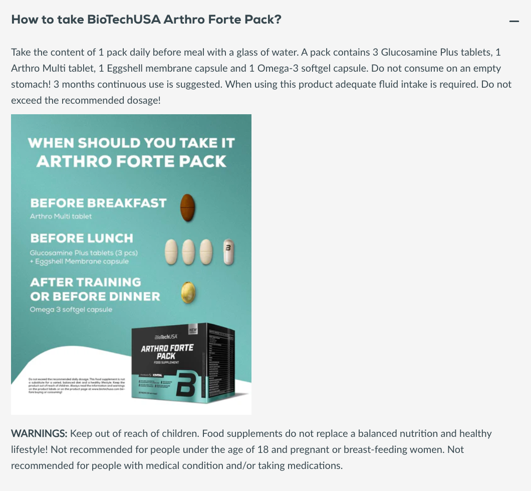 Arthro Forte Pack 30 pack