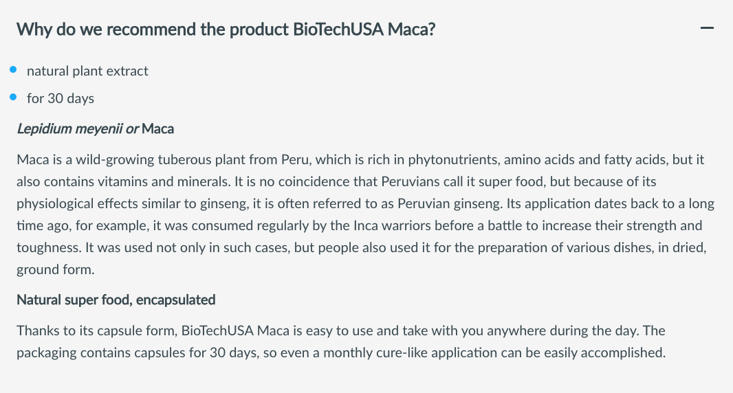 Maca 60 capsules