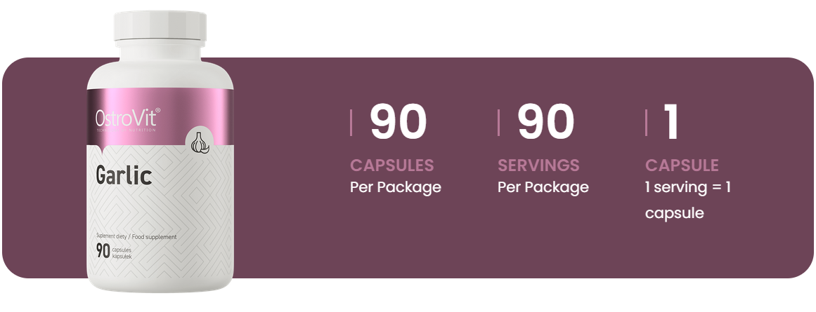 Knoflook | Allicine 50% | 1000 mg | 90 Capsules | OstroVit