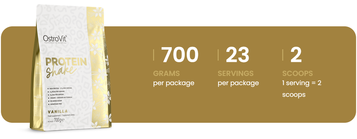 Eiwitshake | 700 g | Vanillia 🤍 | OstroVit