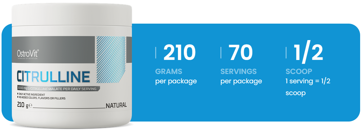 Citrulline | 210 g | Supreme Pure Natural | OstroVit
