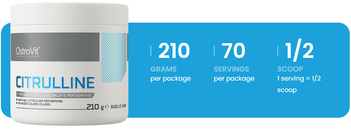Citrulline | 210 g | Kauwgom | OstroVit
