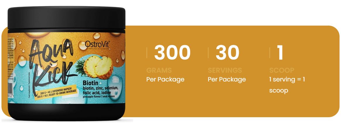 Aqua Kick | Biotine | Complex | 300 g | OstroVit