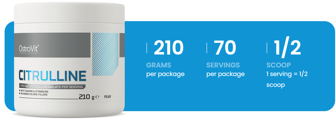 Citrulline | 210 g | Peer | OstroVit