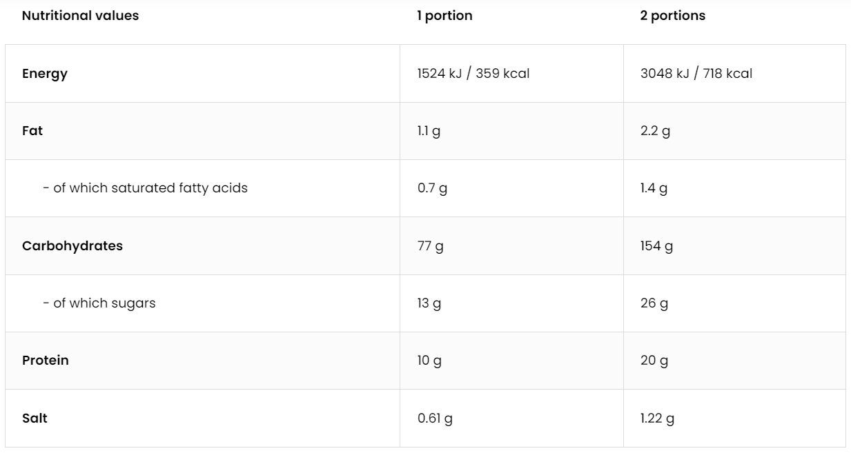 Gainer | Eiwit | Poeder | 1000 g | Vanilla 🤍 | OstroVit