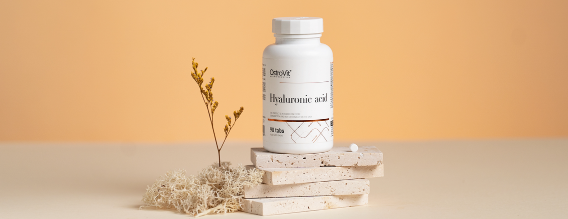 Hyaluronic Acid – 90 vegan tabletten, 70 mg hyaluronzuur | OstroVit
