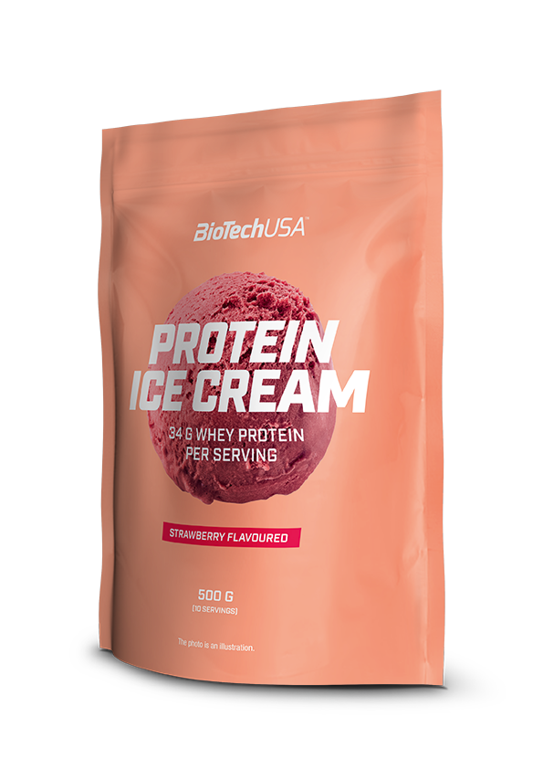 Protein Ice Cream Mix 500g Aardbei