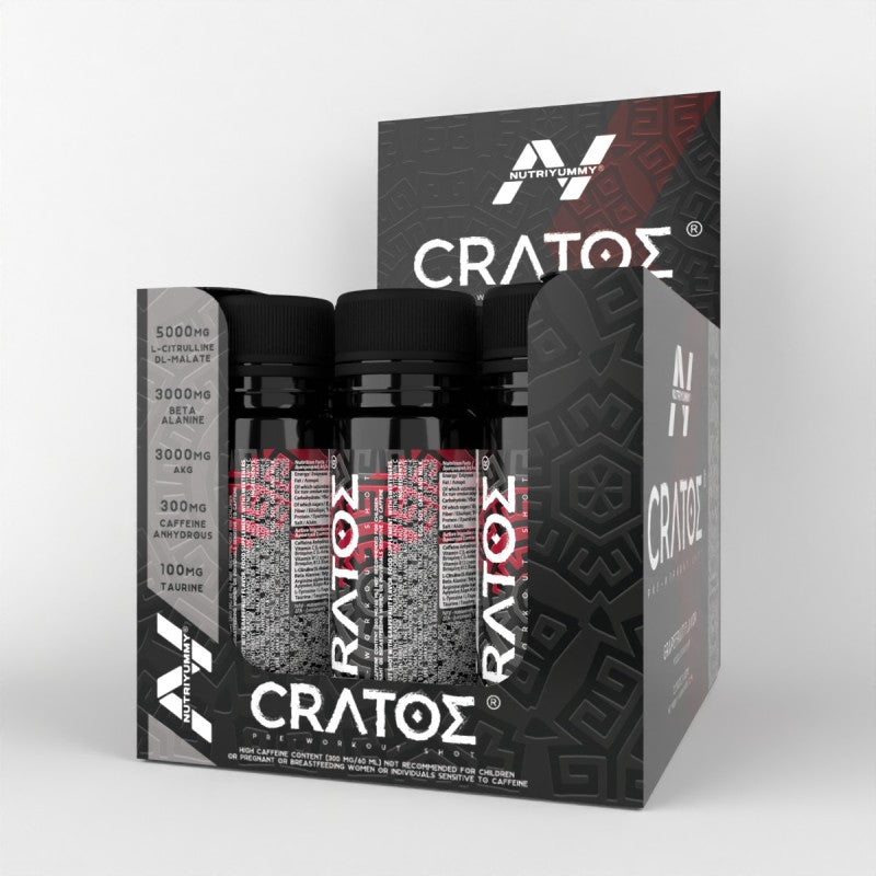 Cratos Pre-Workout Shots Grapefruit 12 porties