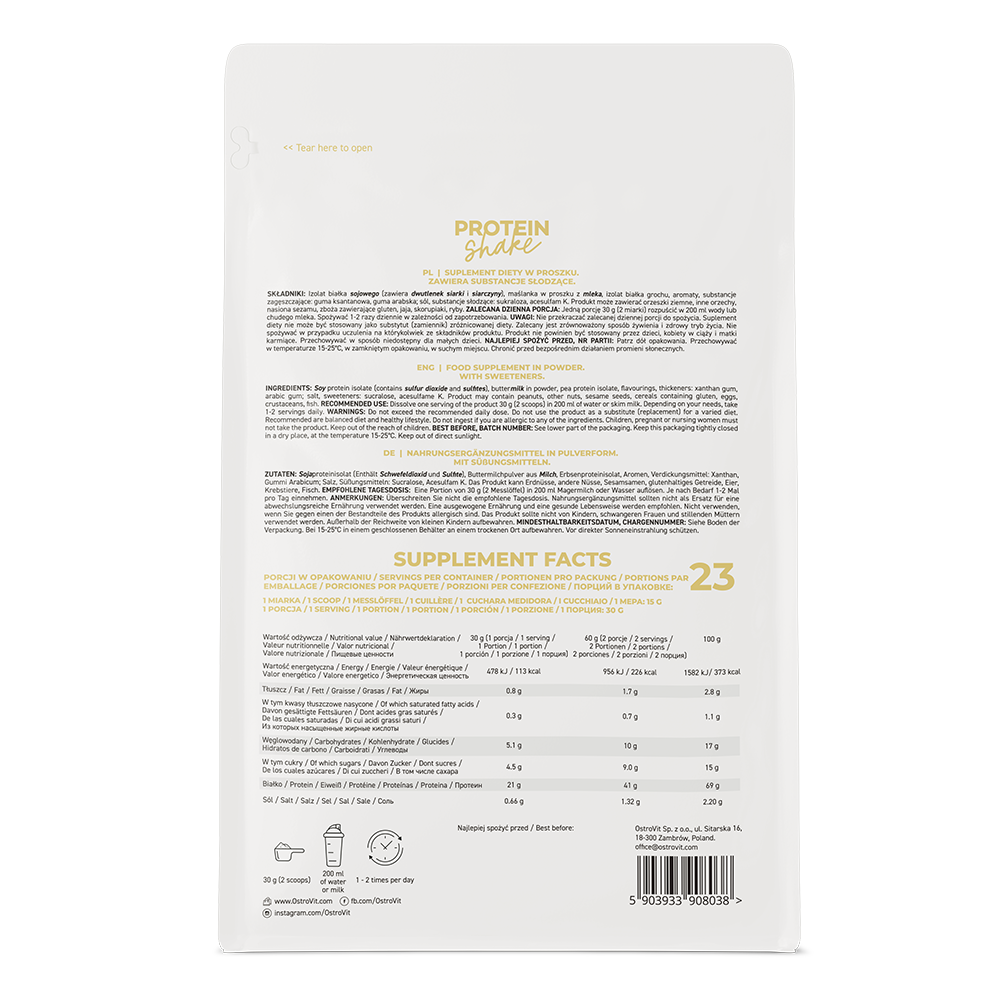Eiwitshake | 700 g | Vanillia 🤍 | OstroVit