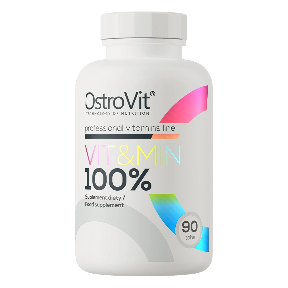 100% Vit&Min – 90 tabletten, compleet vitamine‑ & mineralencomplex | OstroVit